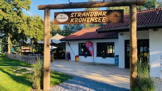 Ferienhaus Vienna am Kronensee Ostercappeln Exterior foto